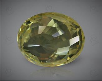 Natural Yellow  SapphireCertified 4.18CTS-17463